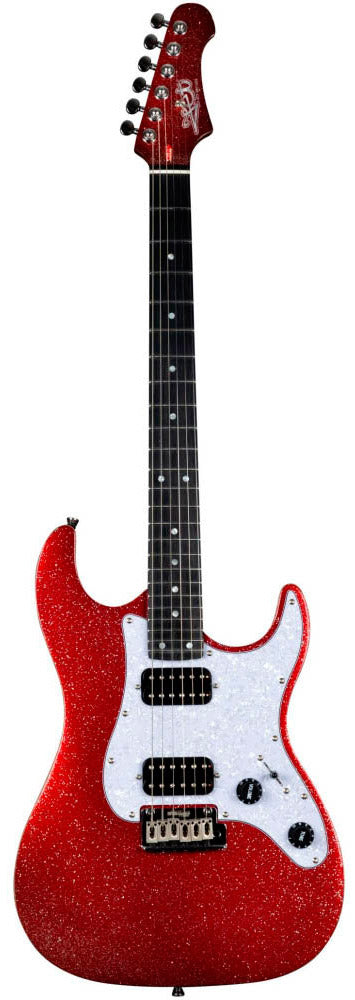 Jet Guitars JS500 HH RS EB Guitarra Eléctrica Red Sparkle 1