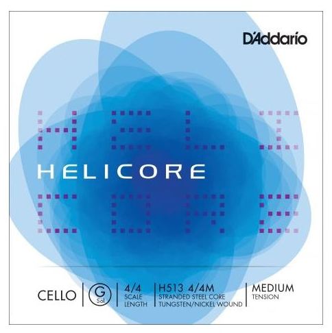 Daddario H513 G 4/4 Med Cuerda Cello Helicore 1