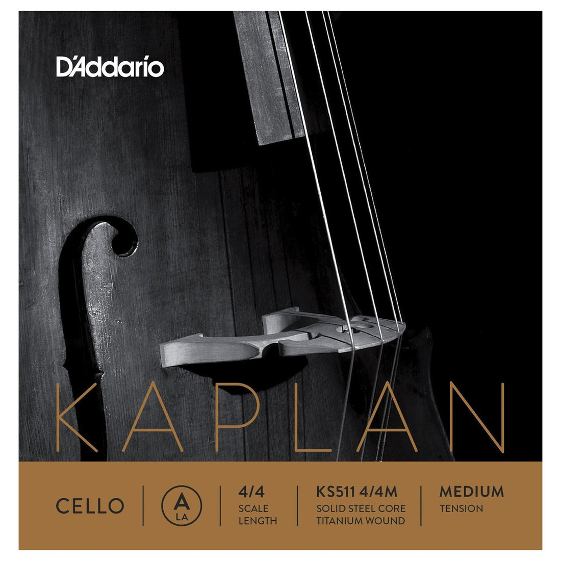 Daddario KS511 A Cuerda Cello Kaplan Solutions 4/4 Media 1