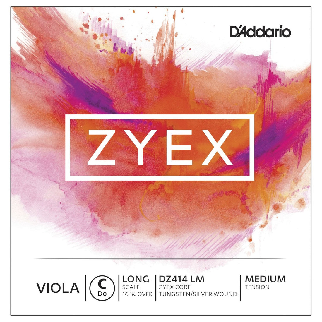 Daddario Cuerda Viola Zyex C DZ414 LM Long Med 1