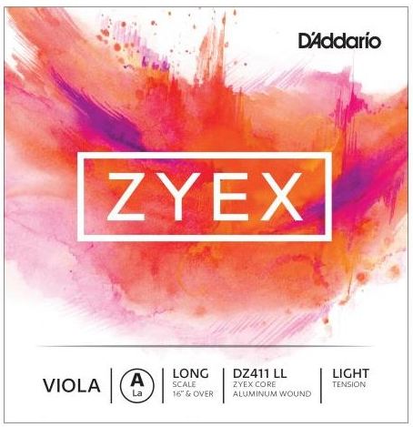 Daddario Cuerda Viola Zyex DZ 411 LL Long Light 1