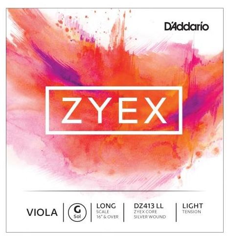 Daddario Cuerda Viola Zyex DZ 413 LL Long Light 1