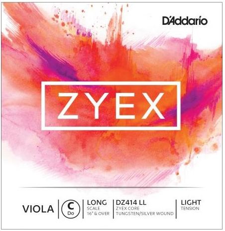 Daddario Cuerda Viola Zyex DZ 414 LL Long Light 1