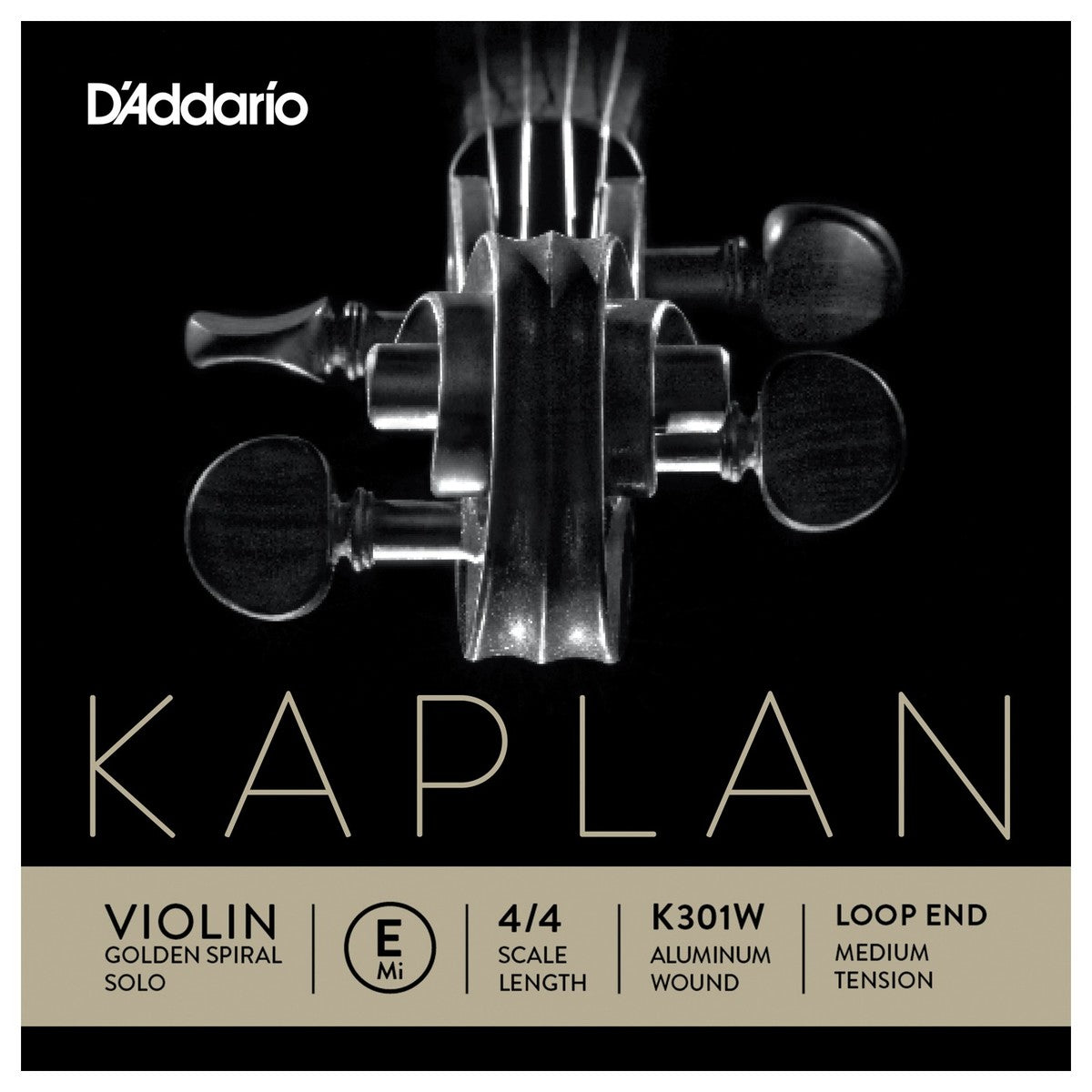 Daddario Cuerda Violín Kaplan E K301W Loop Med 1