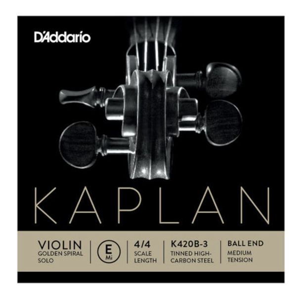 Daddario Cuerda Violín Kaplan E K420L 3 Loop Med 1