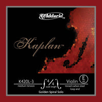 Daddario Cuerda Violín Kaplan E K420L 3 Loop Med 2