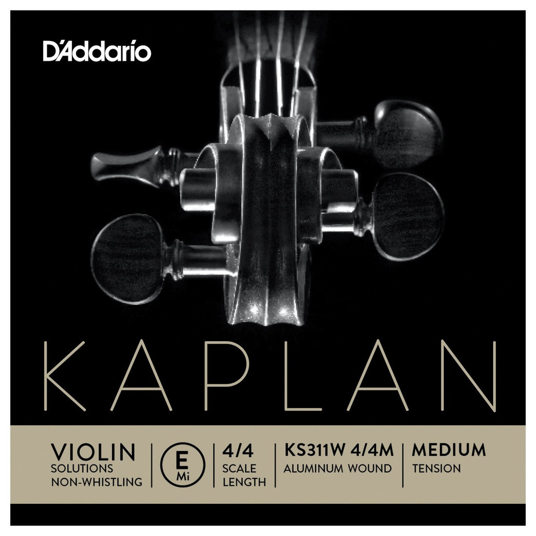 Daddario Cuerda Violín Kaplan Solut. E Ks311W 4/4M 1