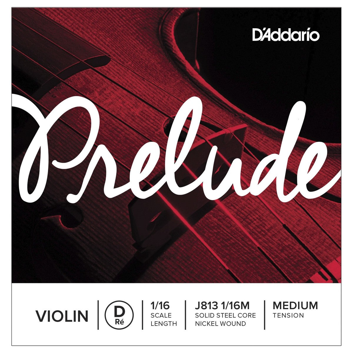 Daddario Cuerda Violín Prelude D J813 1/16 Med 1