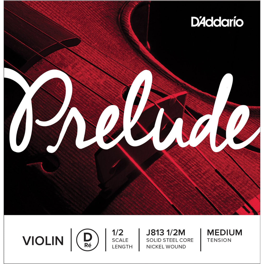 Daddario Cuerda Violín Prelude D J813 1/2 Med 1