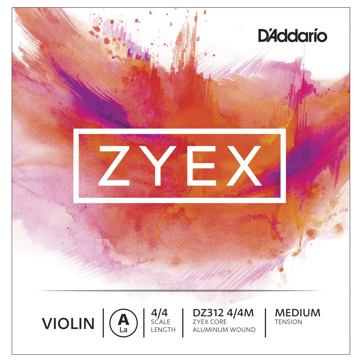 Daddario Cuerda Violín Zyex A DZ312 4/4 Med Comp 1