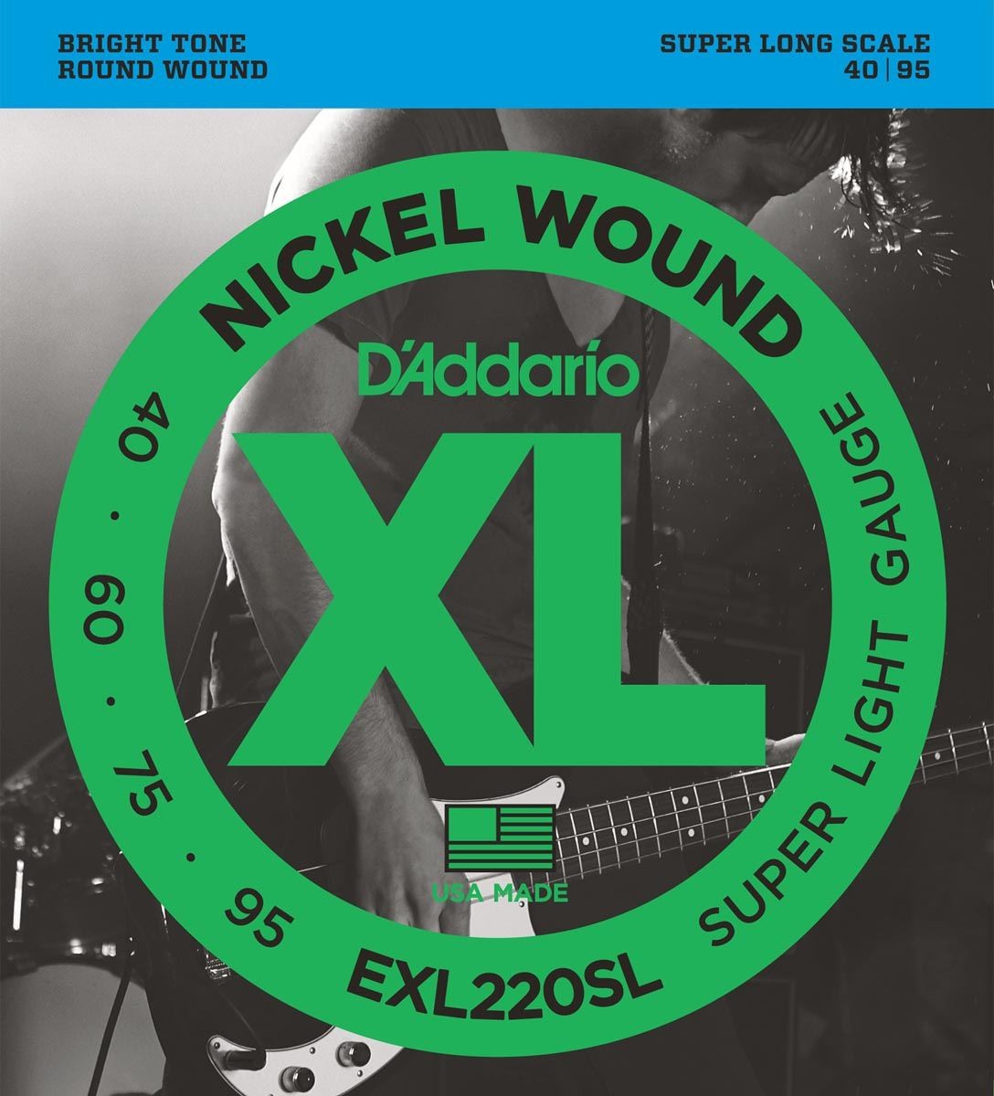 Daddario EXL220S Juego Cuerdas Bajo 040-095 1