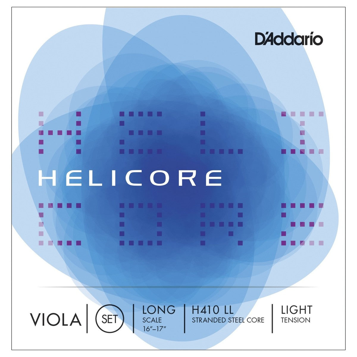 Daddario Juego Cuerdas Viola Helicore H410LL Long Light 1