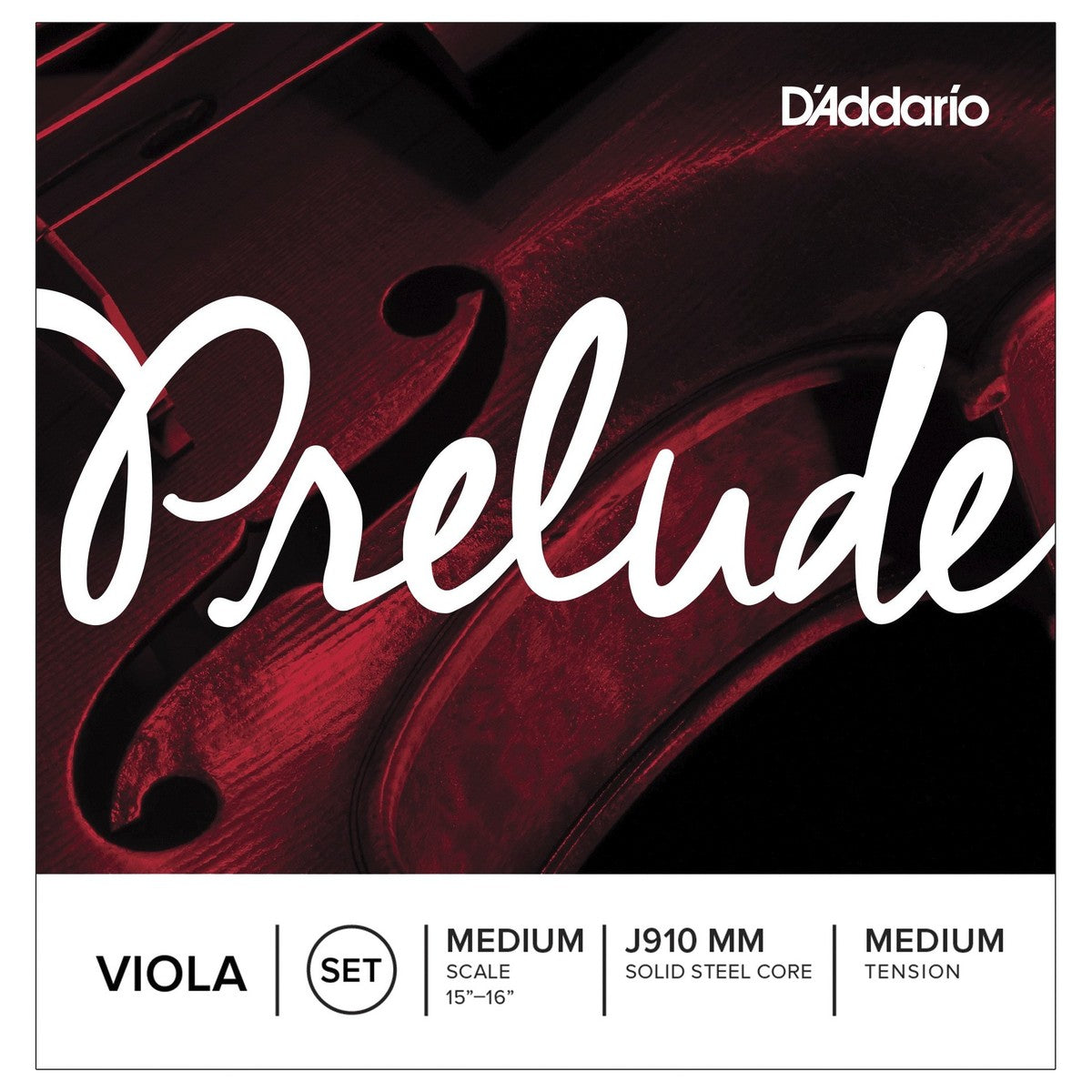 Daddario Juego Cuerdas Viola Prelude J910 MM Medium Med 1