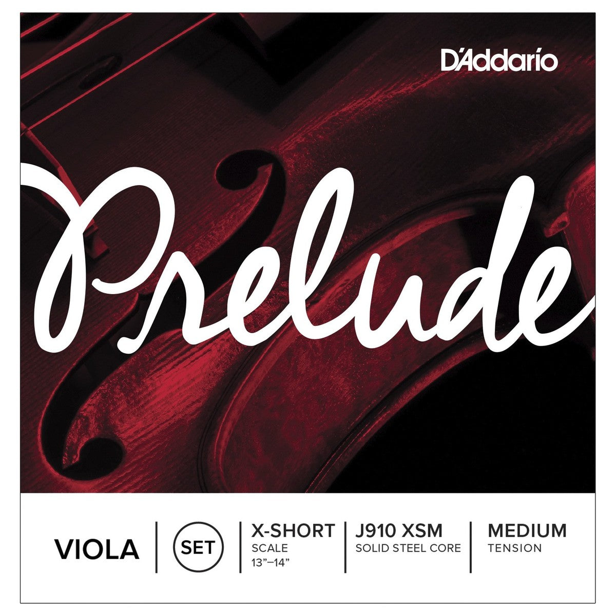 Daddario Juego Cuerdas Viola Prelude J910XSM Exshort Med 1