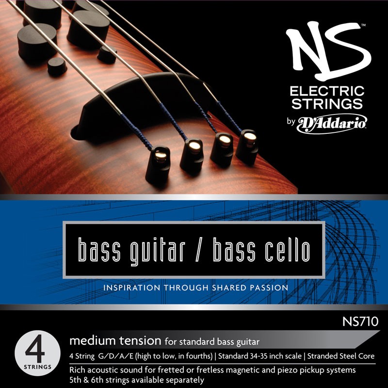 Daddario NS710 Juego Cuerdas Bajo Cello Eléctrico 1