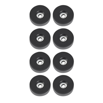Adam Hall 4906M8AH Pack de 8 Pies de Goma 38X10mm 1