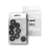 Adam Hall 4906M8AH Pack de 8 Pies de Goma 38X10mm 2