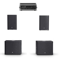 LD Systems Stinger G3 Event Set 2 Altavoces Pasivos + 2 Subwoofers Pasivos y Rack de Amplificación 1