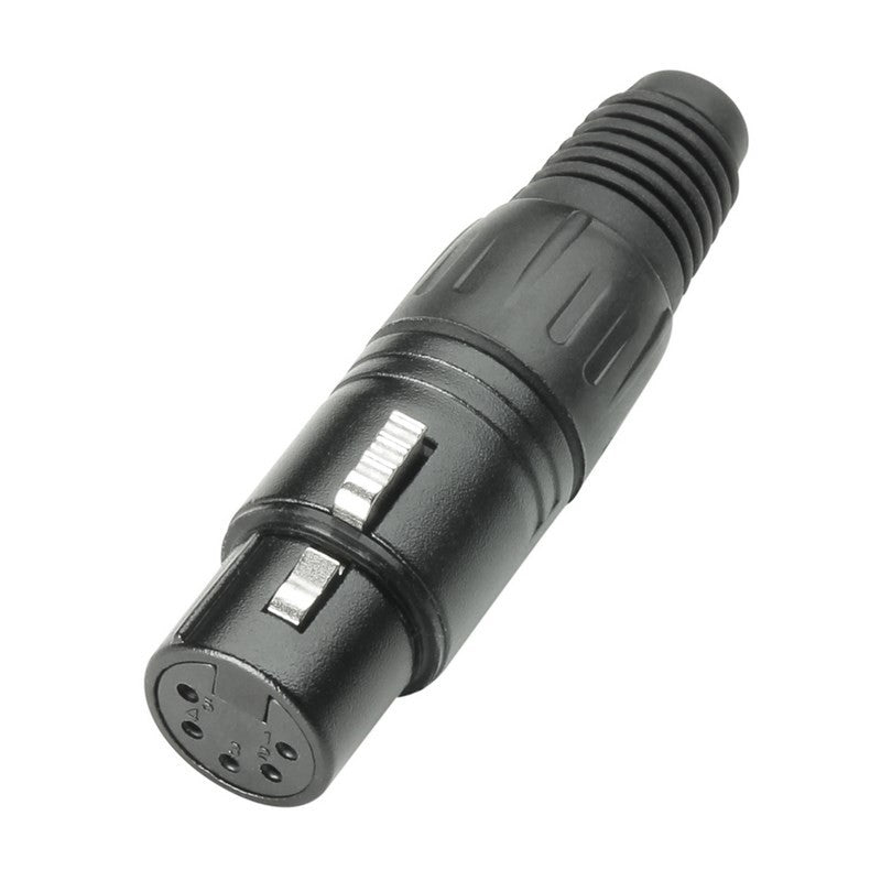 Adam Hall K4CXF5BLK Conector Aeréo XLR Hembra 5 Pines Negro 1