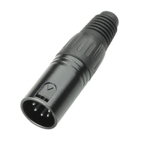 Adam Hall K4CXM5BLK Conector Aeréo XLR Macho 5 Pines Negro 1