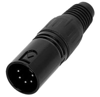 Adam Hall K4CXM5BLK Conector Aeréo XLR Macho 5 Pines Negro 2