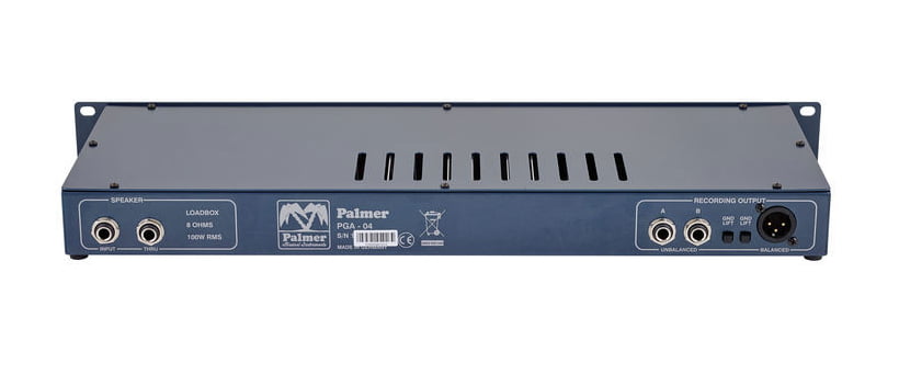 Palmer PGA04 Simulador de Altavoz con Caja de Carga 8 Ohmios