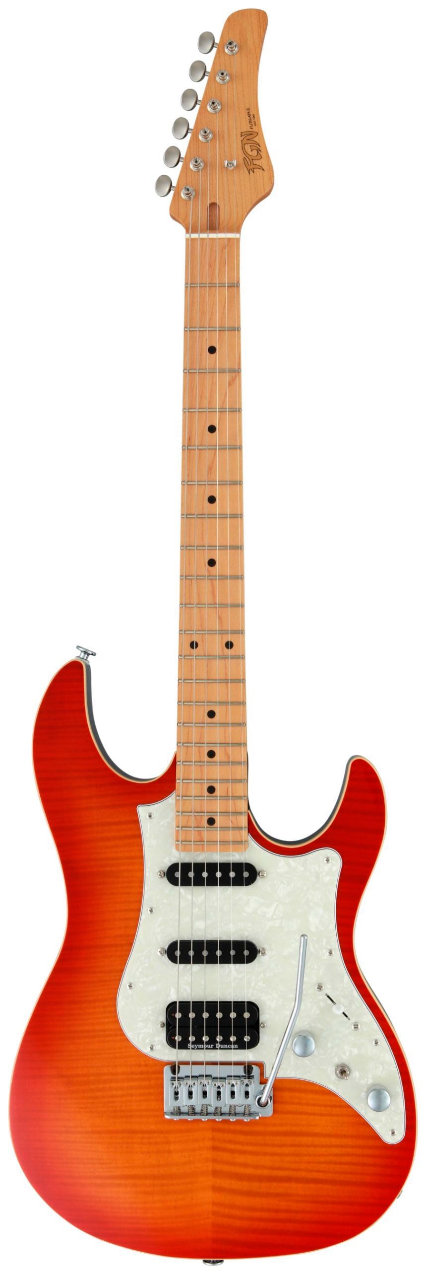 Fujigen JOS2FMM/FBT Guitarra Eléctrica Fire Burst 1