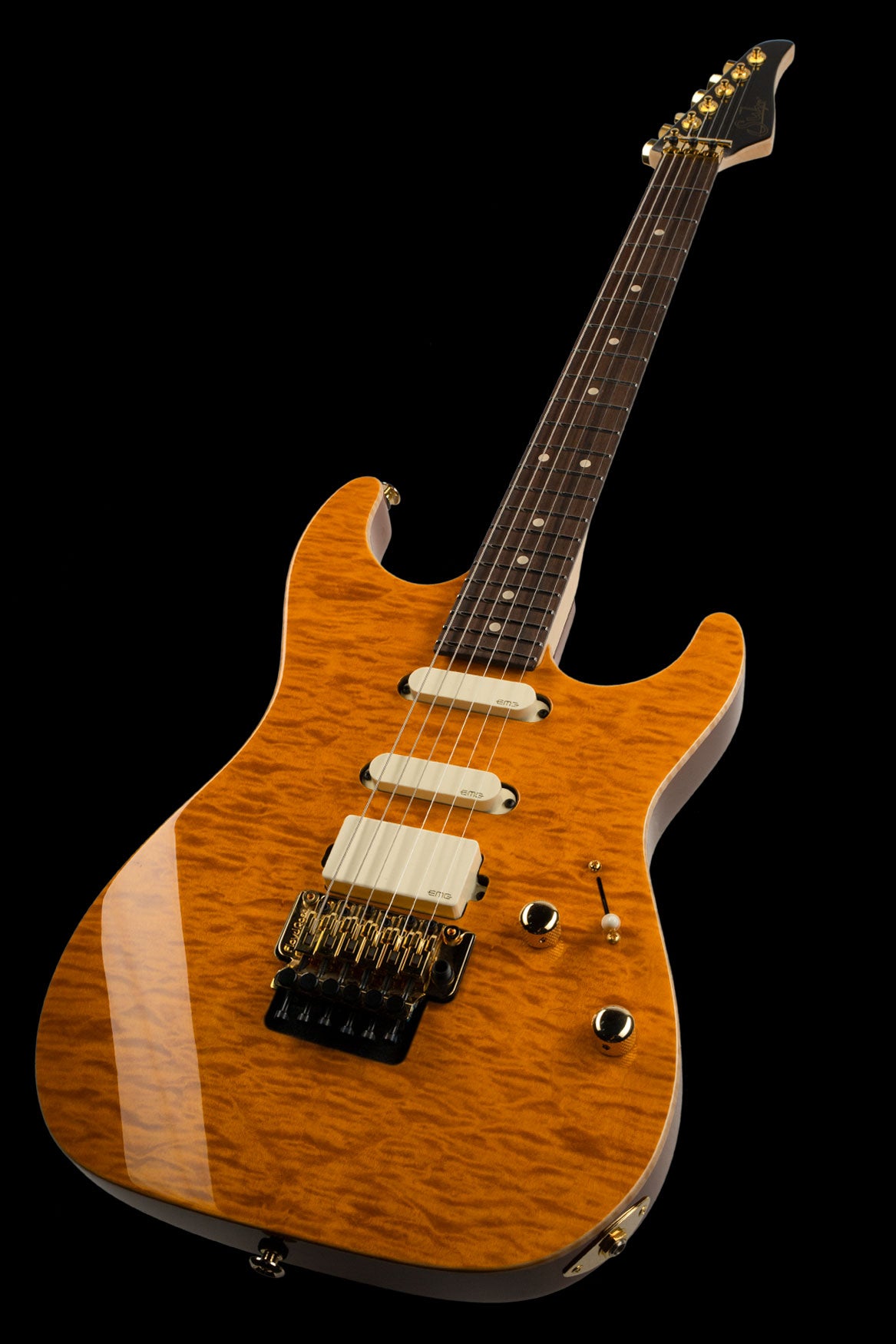 Suhr Standard Legacy EMG HSS FR RW TC Guitarra Eléctrica Trans Caramel 3