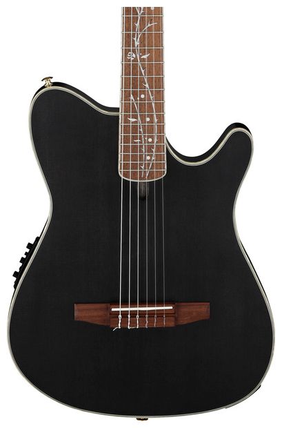 Ibanez TOD10N TKF Tim Henson Signature Guitarra Española Electrificada Transparent Black Flat 4