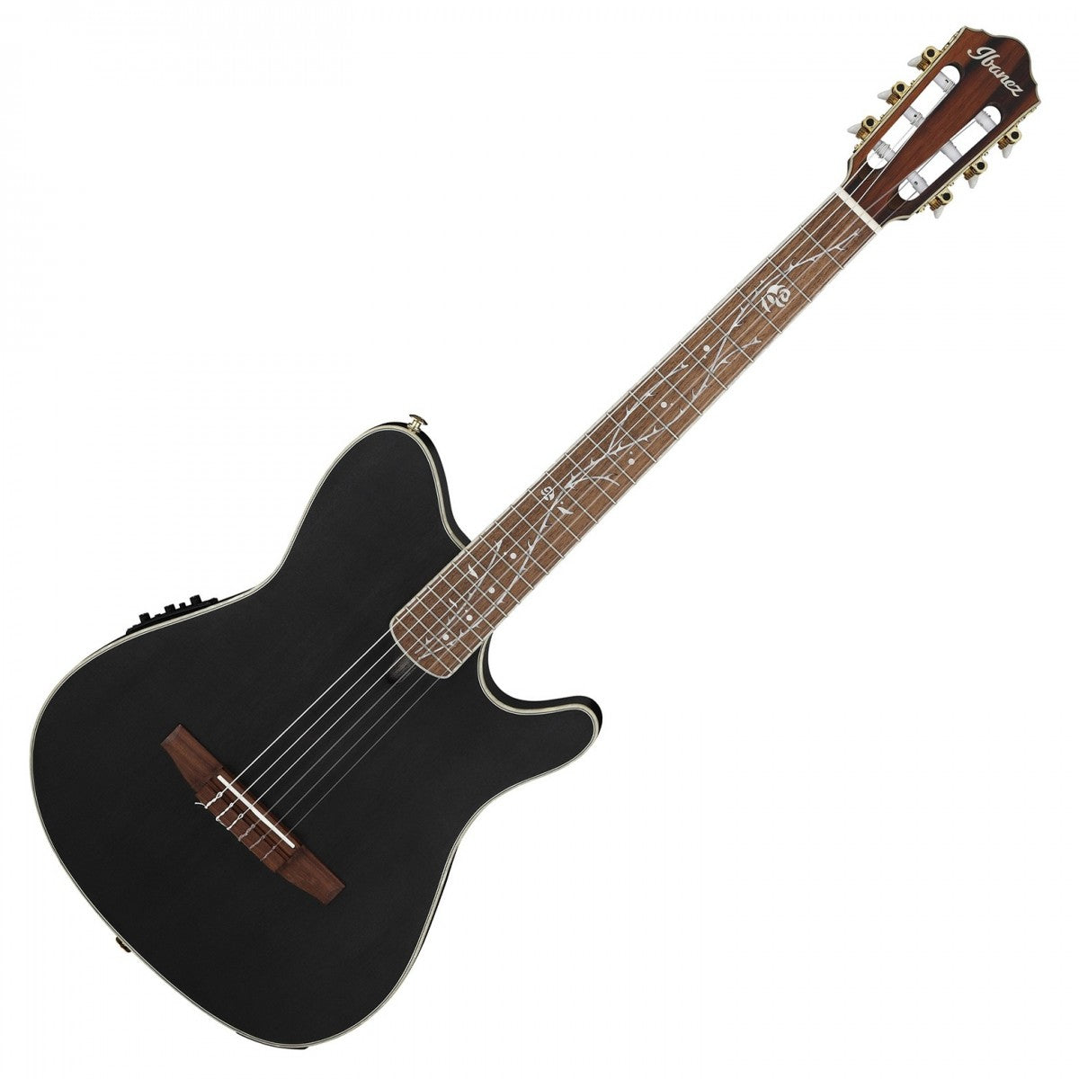 Ibanez TOD10N TKF Tim Henson Signature Guitarra Española Electrificada Transparent Black Flat 13