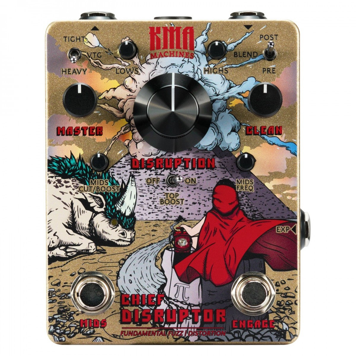 KMA Machines Chief Disruptor Pedal Distorsión Fuzz 5