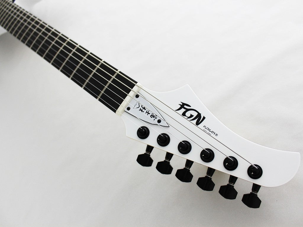 Fujigen JMY2ASHE/OPW Guitarra Eléctrica Open Pore White 7