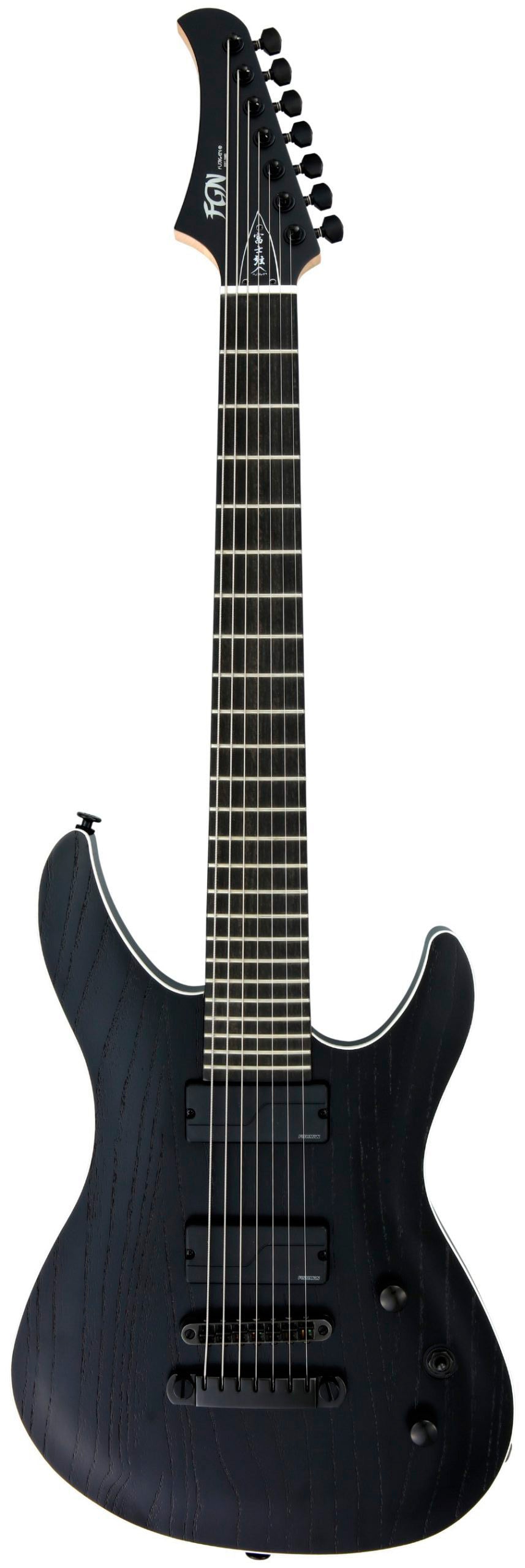 Fujigen JMY72ASHE/OPB Guitarra Eléctrica 7 Cuerdas Open Pore Black 1