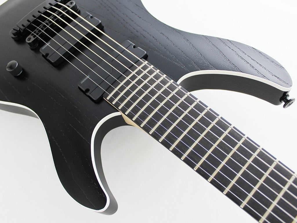 Fujigen JMY72ASHE/OPB Guitarra Eléctrica 7 Cuerdas Open Pore Black 3