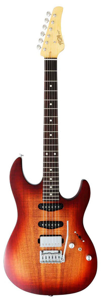 Fujigen JOS2DUEW2R/KNB Guitarra Eléctrica Koa Natural Burst 1