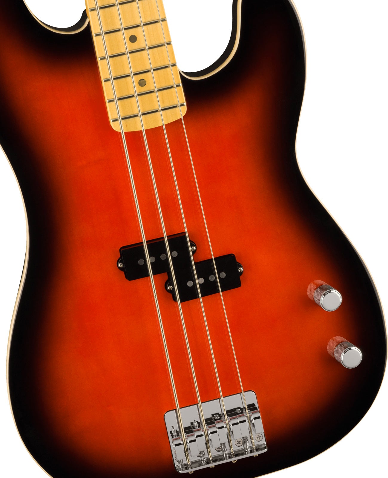 Fender Aerodyne Special Precision Bass MN Guitarra Eléctrica Hot Rod Burst 4