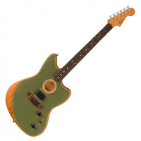 Fender Acoustasonic Player Jazzmaster RW Guitarra Electroacústica Antique Olive 7