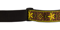 Fender 0990638037 Pasadena Woven Strap Correa Guitarra Yellow Wallflower 3