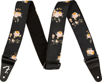 Fender 0990638006 Floral Strap Correa Guitarra Negra 1