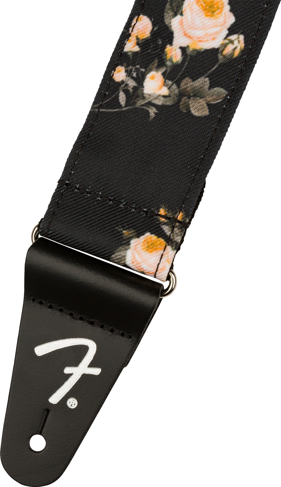 Fender 0990638006 Floral Strap Correa Guitarra Negra 2