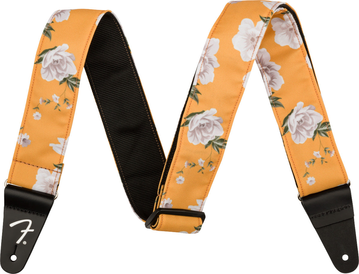 Fender 0990638029 Floral Strap Correa Guitarra Marigold 1