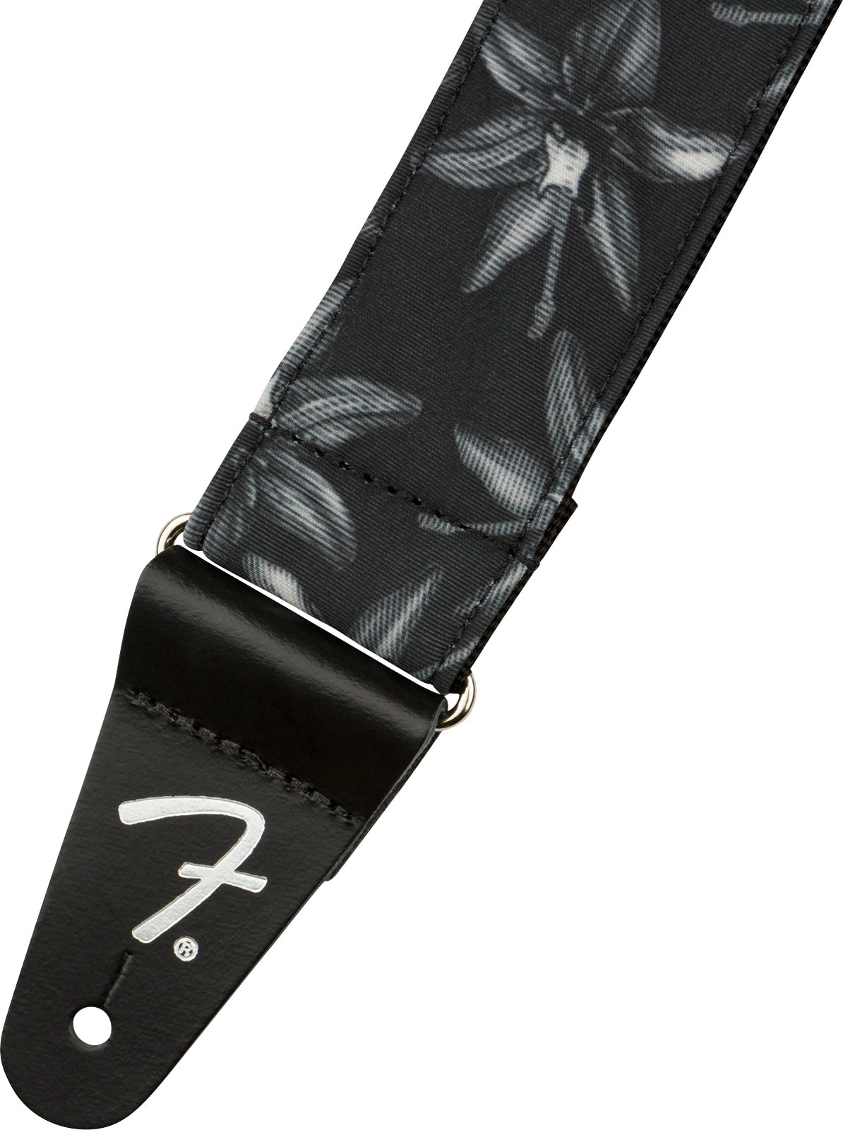 Fender 0990719006 2 Hawaiian Strap Correa Guitarra Black Floral 2