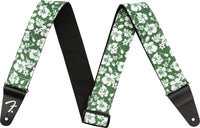 Fender 0990719049 2 Hawaiian Strap Correa Guitarra Green Floral 1