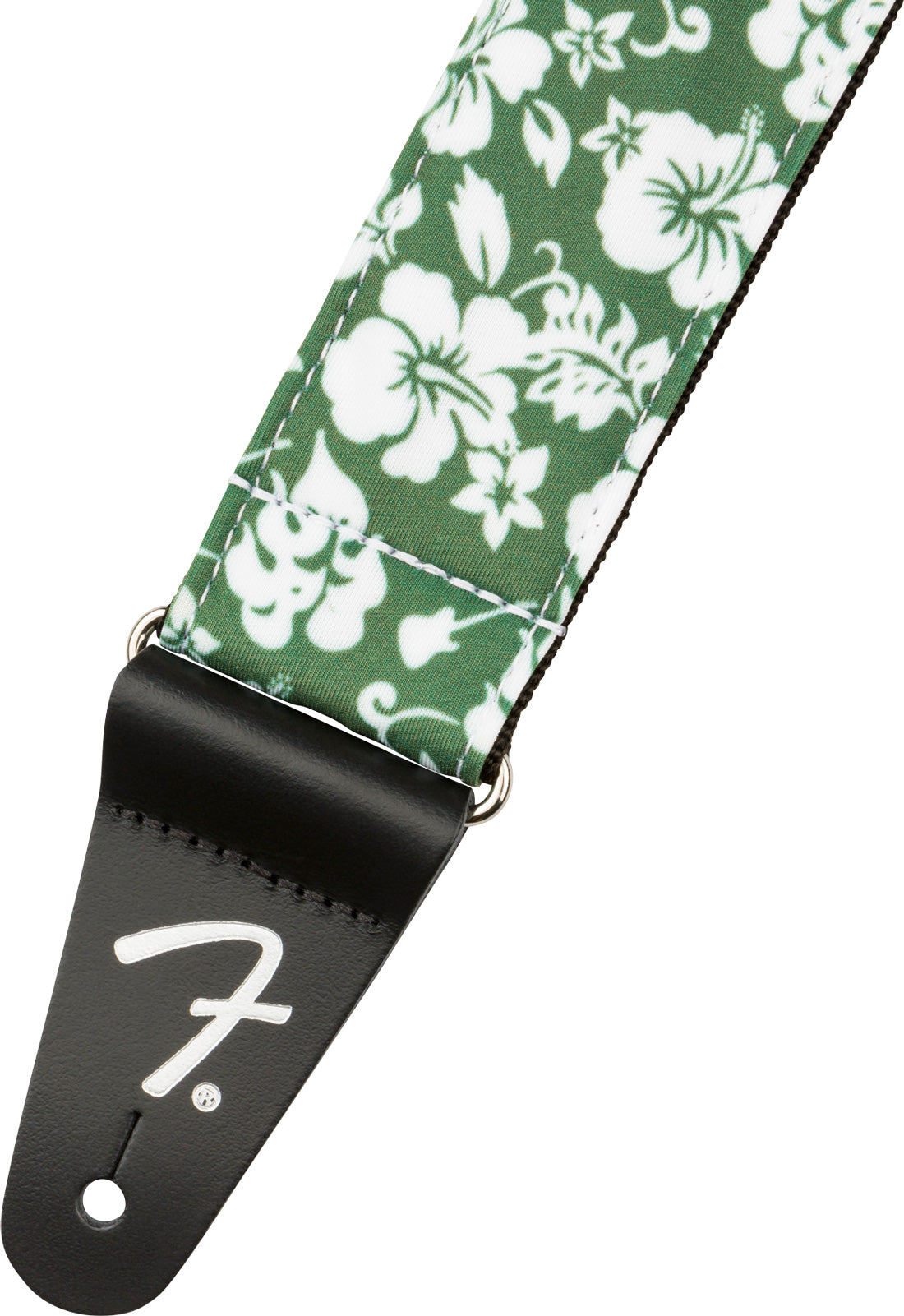 Fender 0990719049 2 Hawaiian Strap Correa Guitarra Green Floral 2