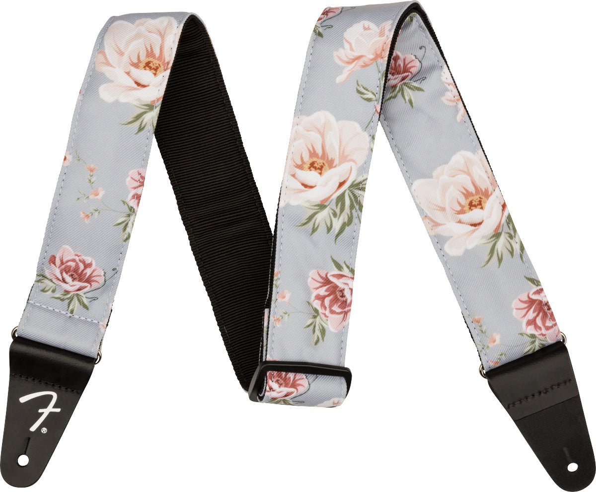 Fender 0990638043 Floral Strap Correa Guitarra Gris 1