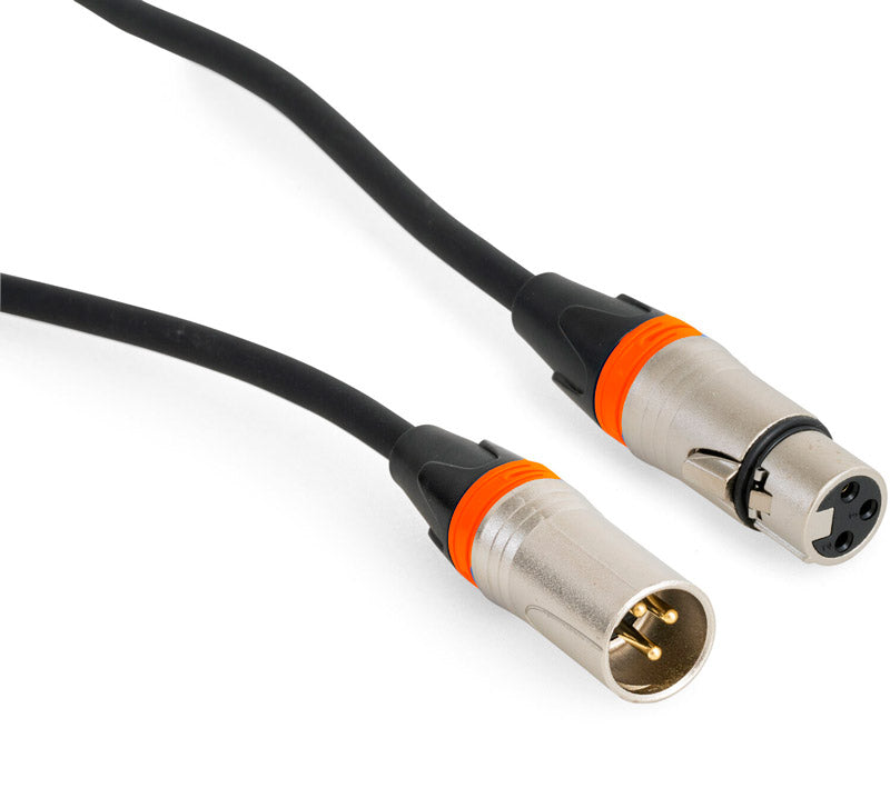 Auvisa 18-5592 Cable Micrófono XLR Hembra a XLR Macho 3 Metros 1