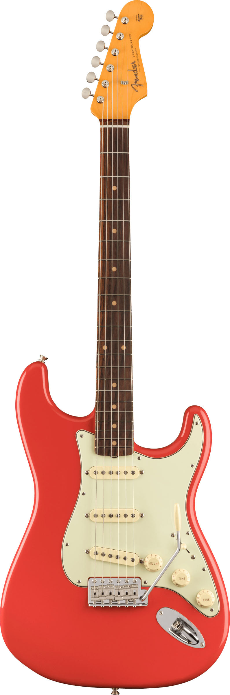 Fender American Vintage II 1961 Stratocaster RW Guitarra Eléctrica Fiesta Red 1