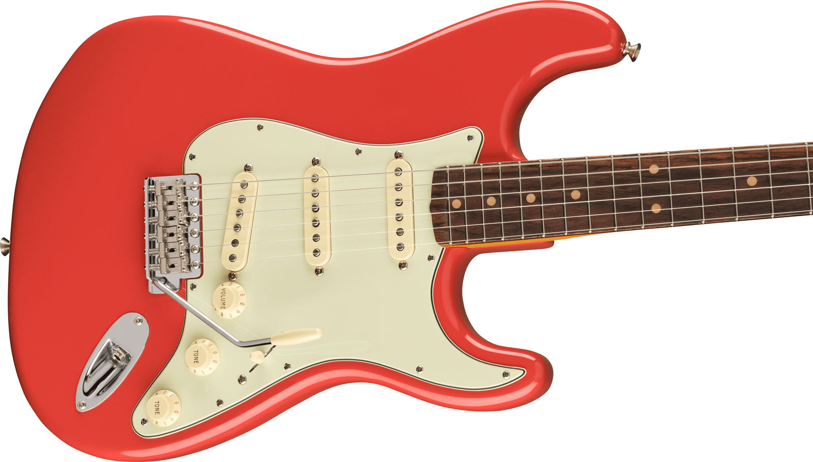 Fender American Vintage II 1961 Stratocaster RW Guitarra Eléctrica Fiesta Red 3