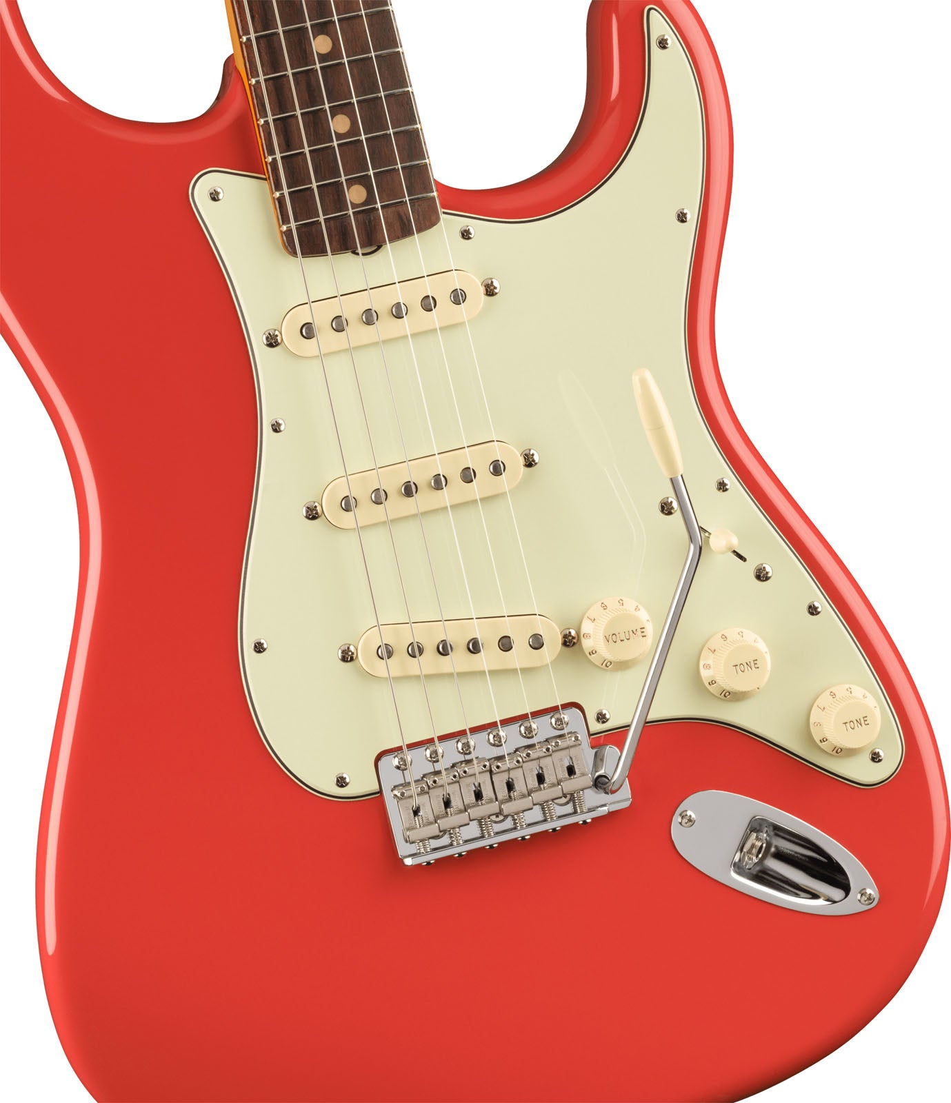 Fender American Vintage II 1961 Stratocaster RW Guitarra Eléctrica Fiesta Red 4