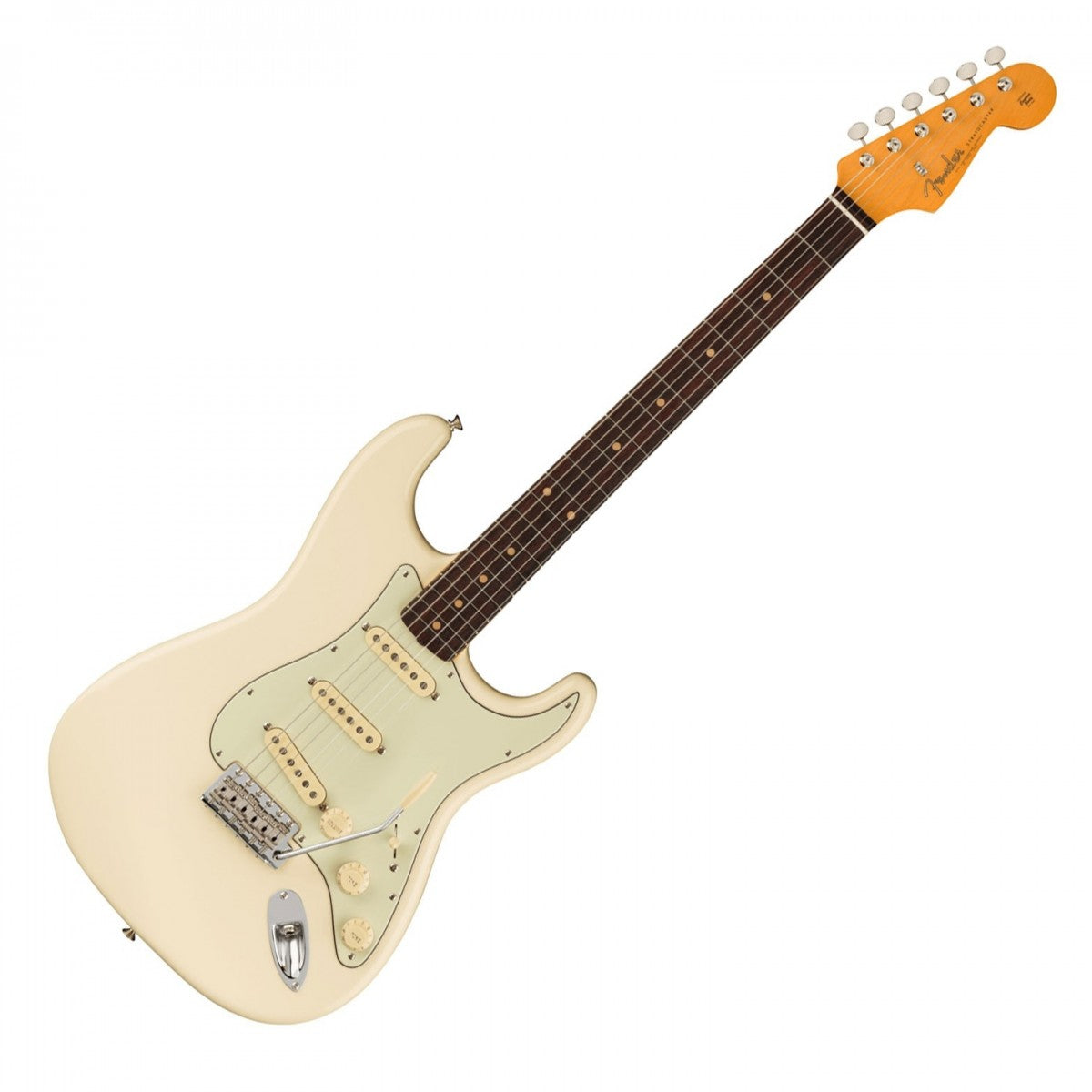 Fender American Vintage II 1961 Stratocaster RW Guitarra Eléctrica Olympic White 7